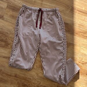 Maison Scotch Red Striped Pants with Studded Stars
